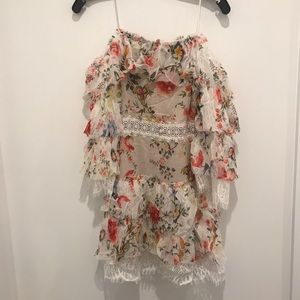 ALICE + OLIVIA Floral Cocktail Dress